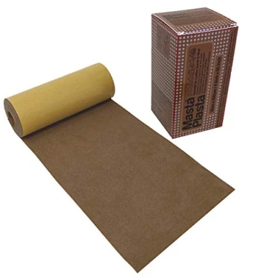 Image of MastaPlasta Instant Original Suede Repair Tape Roll Tan 150 x 10 cm (60in 4in). Upholstery Quality. Fix Sofas, Car Interiors, Jackets, Bags &amp; More. Perfect for Most Velvets Too!
