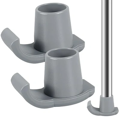 Image of 4Pcs Walking Frame Glide Skis Heavy Duty Rubber Ferrules Universal Walker Ski Caps Tool for Walkers Assist Mobility Aid with 1 &amp; 1/8 Inch Tubing Diameter