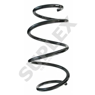 Image of 2463211004, A2463211004 Coil spring SUPLEX 19421 Front Axle with constant wire diameter yellow (4x) MERCEDES BENZ: A Class, B Class