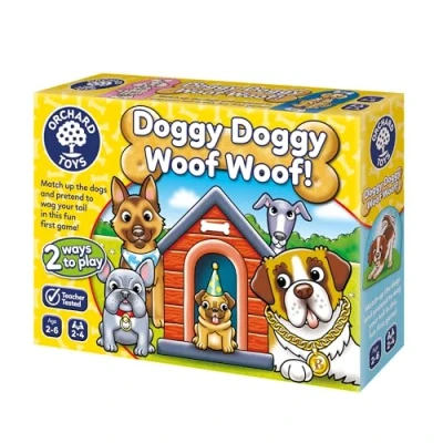 Image of ORCHARD TOYS Doggy Woof Woof!, Educational and Fun Matching Memory Game, Ideal For Kids Age 2 6