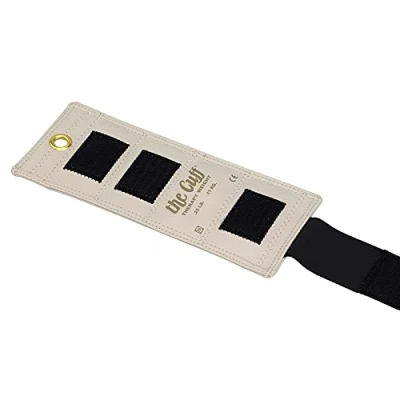 Image of CanDo Weight cuff Wrist and ankle weights 113 g, white alternative to dumbbells