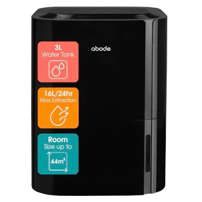 Image of ABODE ADH1601B Dehumidifier Black