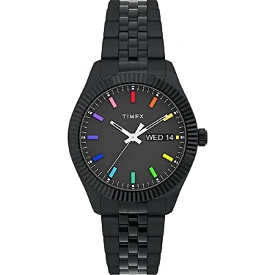 Image of Timex Women Analogue Quartz Watch with Stainless Steel Strap TW2V61700