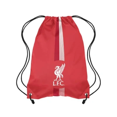 Image of FOCO Officially Licensed Ultra Action Drawstring Football Bag (Liverpool FC)