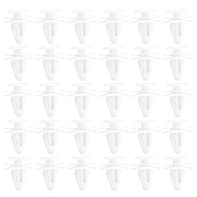 Image of LT Easiyl 30pcs Tailgate Inner Lining Guard Decorative Clips Luggage Compartment Lid Fixing 0155309791 Compatible with Nissan Qashqai White