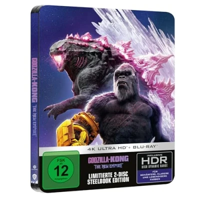 Image of Godzilla x Kong: The new Empire Limited Steelbook [4K Ultra HD] + [Blu ray]