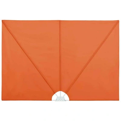 Image of vidaXL Collapsible Terrace Side Awning Terracotta 300x200 cm