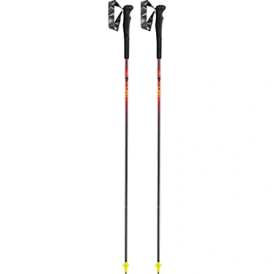 Image of LEKI Neotrail FX.One Superlite Trail Running Poles, Bright Red Neon Yellow Natural, 110 cm