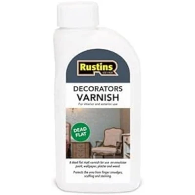 Image of Rustins Decorators Varnish Dead Flat matt 500ml