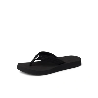 Image of Reef Women&#039;s Cushion Breeze Flip Flop, Black, 10 UK
