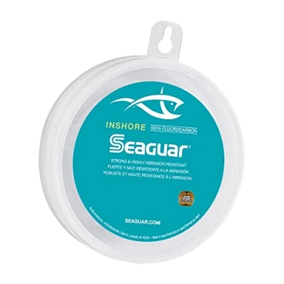 Image of Seaguar/Kureha America LLC in Shore 100% Fluorocarbon Leader 100yd 15lb, Clear