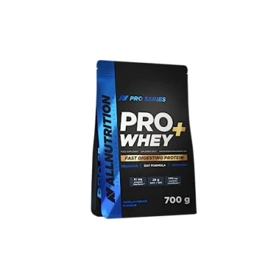 Image of ALLNUTRITION Pro Whey+ Dietary Supplement for Athletes Diet Whey Protein Powder Isolate Nutrition 700 g Vanilla Cream