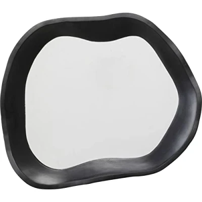 Image of Kare Design Wall Mirror Dynamic Black Frame Horizontal Mounted 34 x 40.3 6.8 cm (H W D)