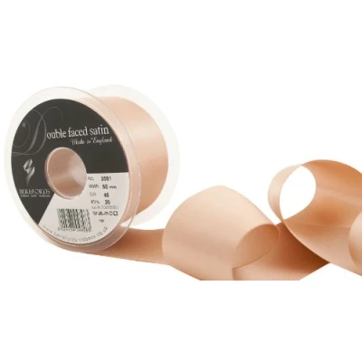Image of Berisfords Ribbon, Ecru, 50 mm x 20 m