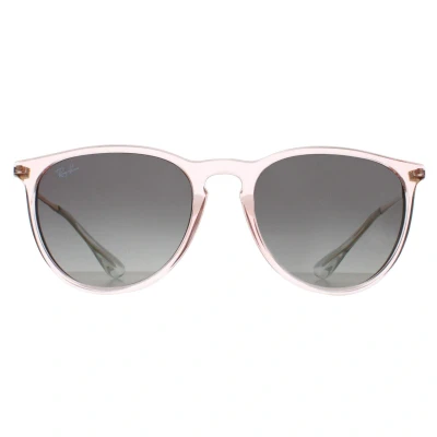 Image of Ray Ban Erika Unisex Sunglasses, Size: 54, Transparent light blu