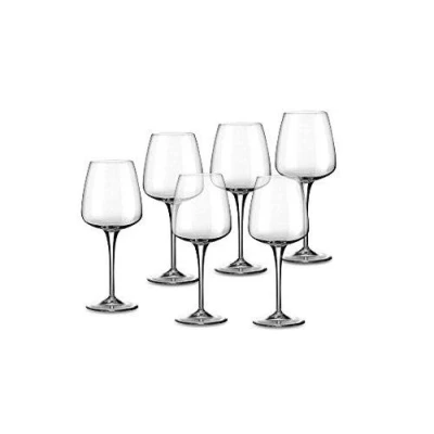 Image of 6x 350ml Aurum Wine Glasses By Bormioli Rocco