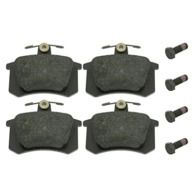 Image of 437698451, 443698451A, 447698451, 447698451A, 447698451B Brake pad set BLUE PRINT ADV184274 Rear Axle with screw AUDI: A4 B5 Saloon, Avant