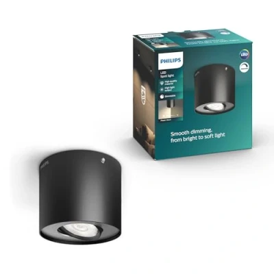 Image of Philips MYL 533003016 Phase Spot 320 lm, Metal, Black 4.5W