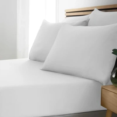 Image of Catherine Lansfield So Soft Easy Iron Single Fitted Sheet White