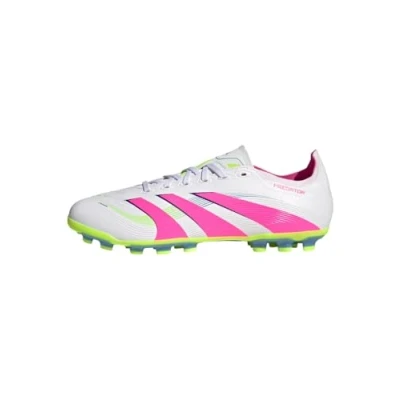 Image of adidas Performance Predator League Artificial Grass Moulded stud football boots cloud white lucid pink lemon, Men&#039;s, Size: 8 shoes
