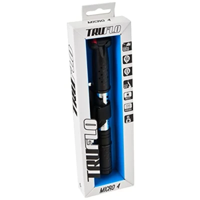 Image of Micro 4 mini pump, flexi head for presta and schrader Silver black