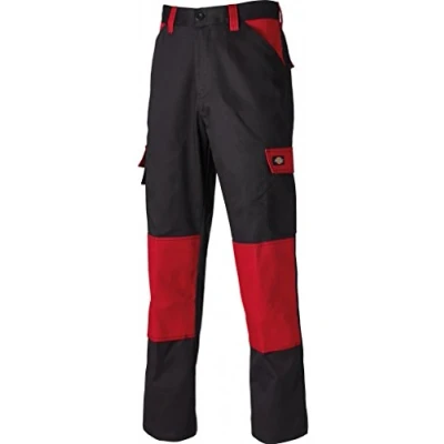 Image of Dickies WD4839 BK 52R Size 62 &quot;Redhawk&quot; Overall with Zip Front Black