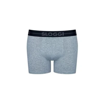 Image of sloggi men Go C3P Boxer Shorts, Light Grey Melange, 40 (Pack of 3)