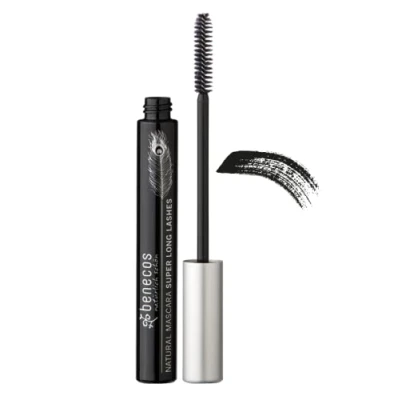Image of Benecos Natural Cosmetics Mascara Super Long Lashes glutenfrei carbon black