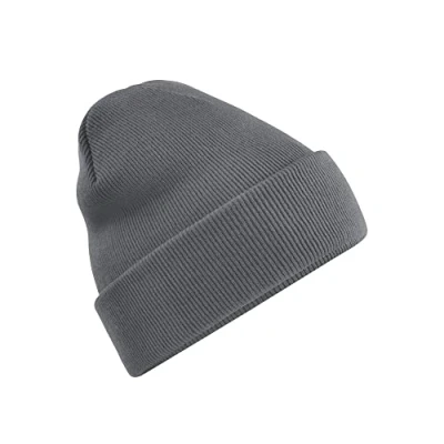 Image of Beechfield Recycled Original Cuffed Beanie Graphite Grey