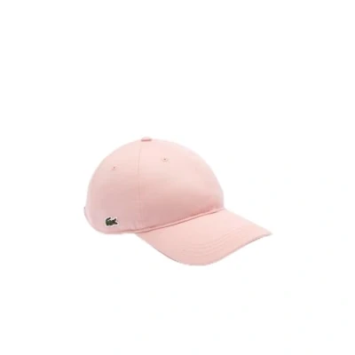 Image of Lacoste Rk0440 Cap, Pink, One Size