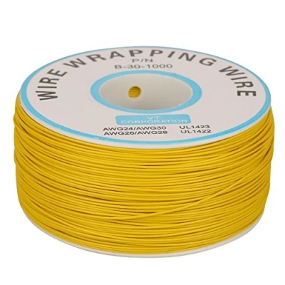 Image of 0.25mm Copper Wrapping Wire, 1 Roll 200M 30AWG Strand Cable Tinned Wire 80℃(Blue)