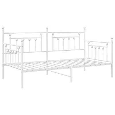 Image of vidaXL Daybed Frame White 107x203 cm Steel