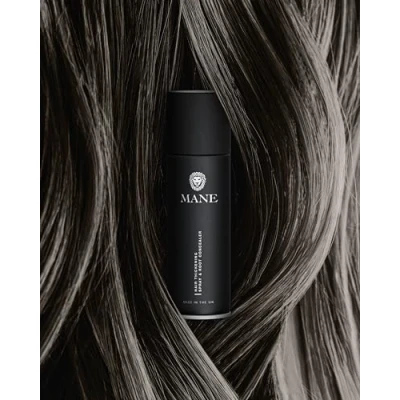 Image of Black Hair Thickening Spray by Mane UK for Loss and Thinning to conceal roots