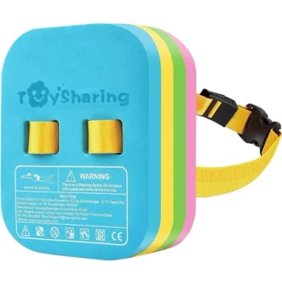 Image of Swim Back Float Kids Belt: Pool Bubble Water Trainer Training Lessons 6 12 Year Old