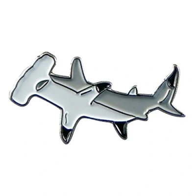 Image of Hammerhead Shark Metal Enamelled Pin Badge Lapel XJKB2 40