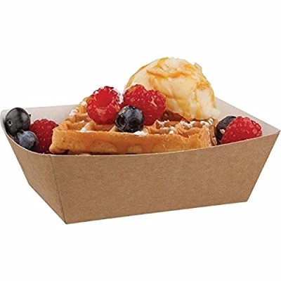 Image of Colpac CK935 Disposable Kraft Tray, Small (Pack of 500)