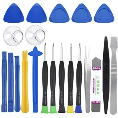 Image of 22 Pcs Repair Tool Kit, Opening Compatible with iPhone, iPad, Samsung, Tablet, Laptop, Precision Screwdriver Set Pry Reusable Removal Kit