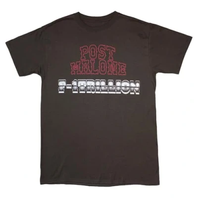 Image of Rock Off officially licensed products Post Malone F 1 Trillion T Shirt L Charcoal