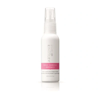 Image of Philip Kingsley Daily Damage Defence Leave In Conditioner Spray Heat Protectant, Conditioning, Hair Detangler Hydrates, Detangles, Boosts, Shine Frizz Control 60ml
