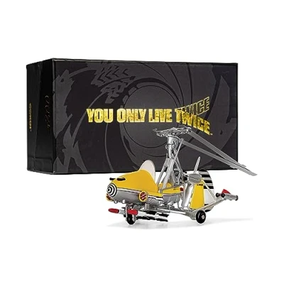 Image of Corgi CC04604 James Bond Gyrocopter &#039;Little Nellie&#039; Model Airplane Diecast Planes &amp; Aircraft Models for Ages 14+, Die Cast Plane, Toy Airplanes Gift Young Aviation Fans, Birthday Gifts Him