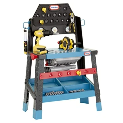Image of little tikes 660931EUC 2 in 1 Buildin&#039; to Learn Motor/Wood Shop