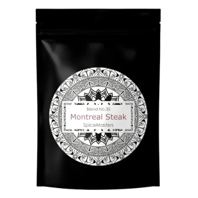 Image of Montreal Steak Seasoning Superior Hand Blended Premium Mix by Spice Masters No Preservatives or Additves Authentic Made Simple Ideal for BBQ Rubs &amp; Marinades