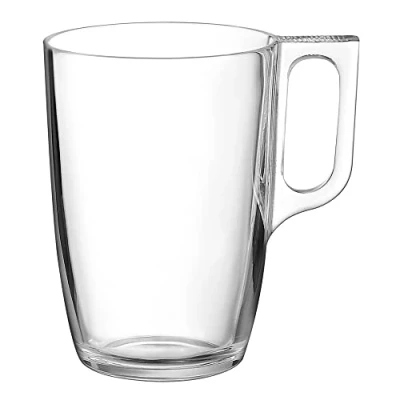 Image of Arcoroc L3696 Voluto Glass Coffee Cup, 400mL Capacity, Pack of 6