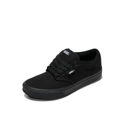 Image of Vans Men&#039;s Atwood Trainers, Canvas Black Black, 14 UK