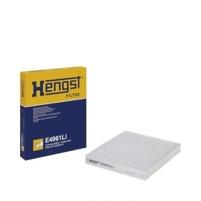 Image of 97133D1000, 97133D3000, 97133D3200, 97133J9000 Pollen Filter HENGST E4961LI 225mm 202mm 28mm HYUNDAI: Tucson, ix35, Kona SUV