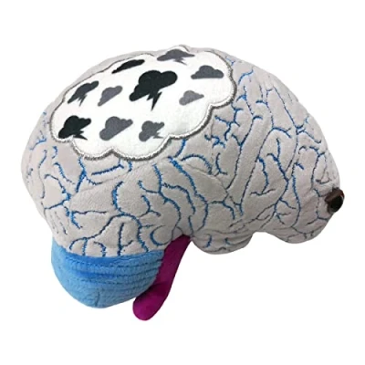 Image of GIANT MICROBES Depression Mental Health Original Plush Soft Toy Educational Gift 10cm