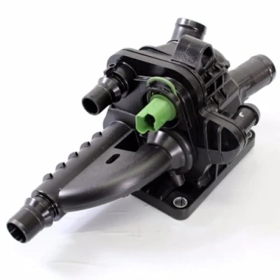 Image of 1336AX, 9684588980 Engine thermostat DENSO DTM83857 83C with gaskets/seals CITROËN: C4 Grand Picasso 2, II Cactus, Berlingo Van