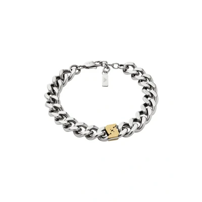 Image of EMPORIO ARMANI Men&#039;s Stainless Steel or beaded with lobster clasp closure bracelet