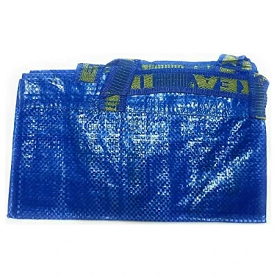 Image of 2 x Blue Large Bag Ideal for Shopping, Laundry &amp; Storage