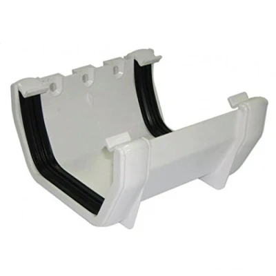 Image of FLOPLAST 114mm Square Union Gutter Bracket White